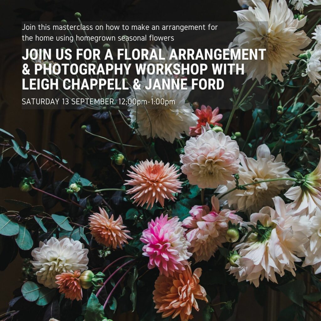 Flower Festival 2025 – Floral Arrangement & Photography Workshop with Leigh Chappell & Janne Ford - Image