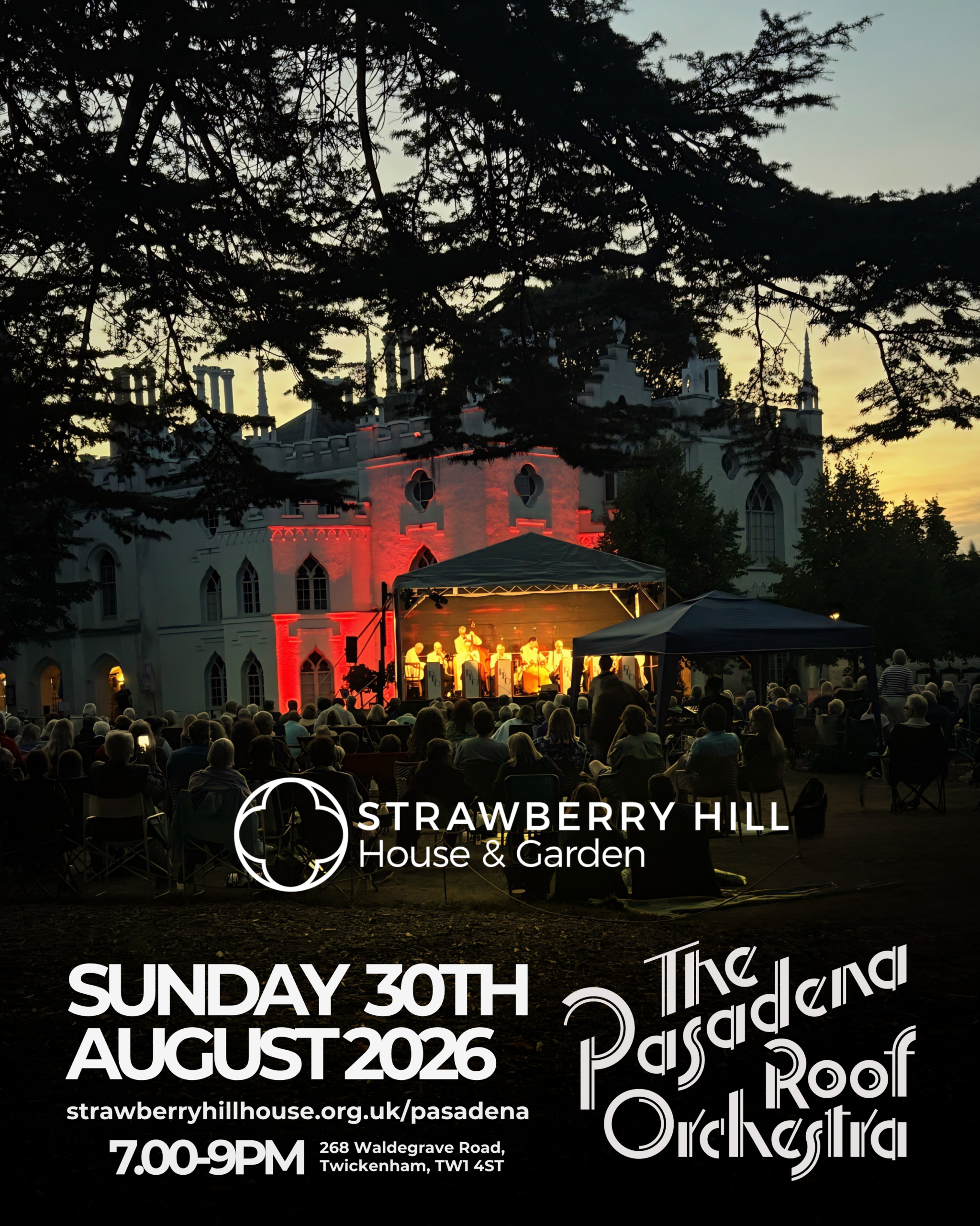 Pasadena Roof Orchestra - Strawberry Hill House & Garden